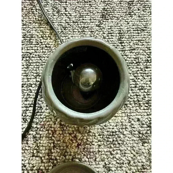 Scentsy SPARROW Wax Warmer Earth Color GREEN Ceramic ~Retired RARE Free Wax Gray - Picture 4 of 5